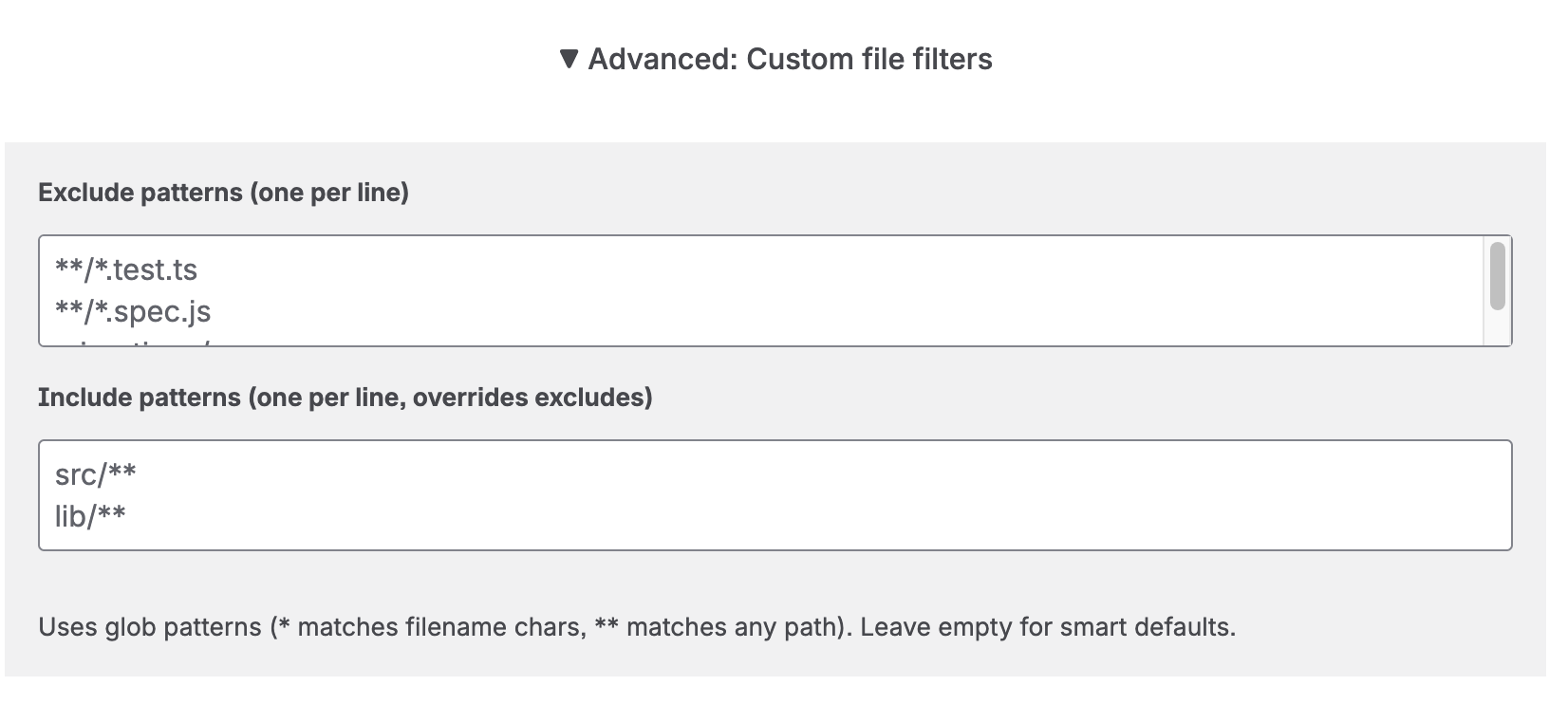 Advanced Custom File Filters
